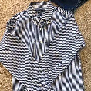 Brooks Brother worn once boys LS shirt